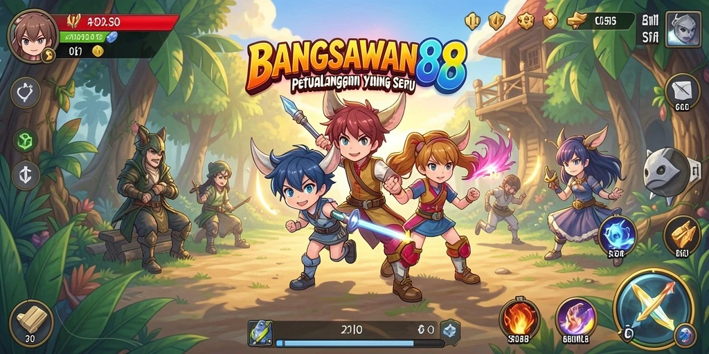 Screenshot dari gameplay seru BANGSAWAN88.