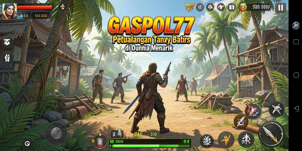 Tampilan permainan GASPOL77 yang menampilkan petualangan mengasyikkan.