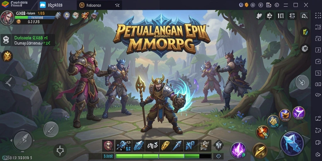 Tampilan gameplay GX88 yang menakjubkan dan penuh aksi.