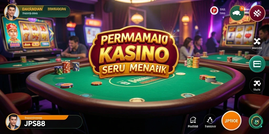 Tampilan menarik dari gameplay Kasino di JPS88.