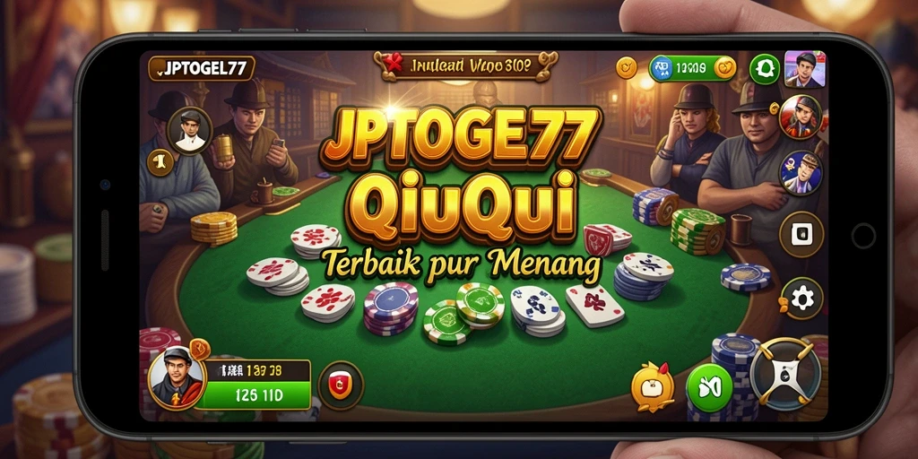 Menampilkan gameplay seru dari QiuQiu di JPTOGEL77.