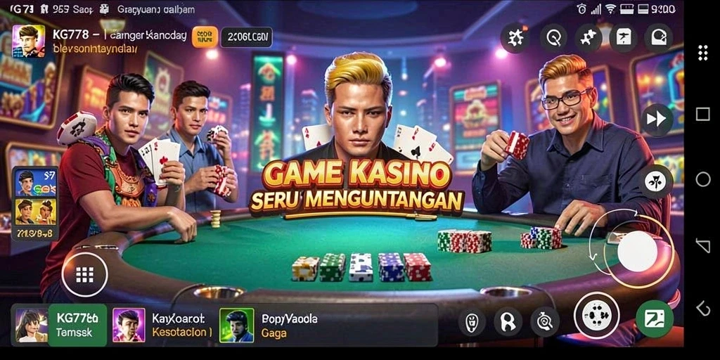 Tampilan gameplay Kasino yang menarik dan penuh aksi.