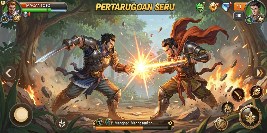 Tangkapan layar dari gameplay mendebarkan di MACANTOTO.