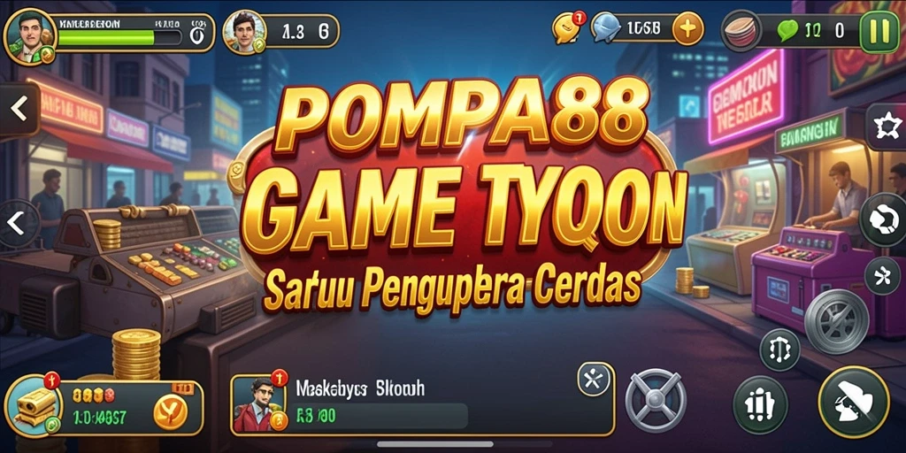 Screenshot utama POMPA88 menampilkan gameplay Tycoon yang menarik.