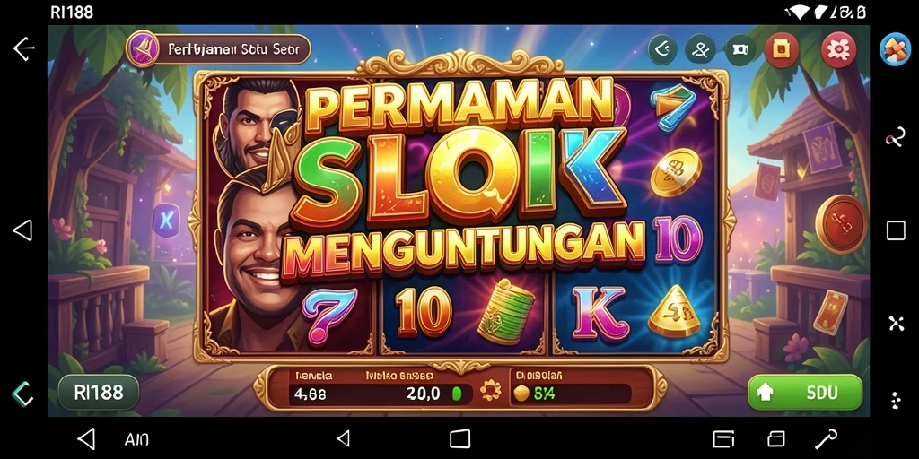 Menampilkan gameplay slot seru dengan jackpot menarik.