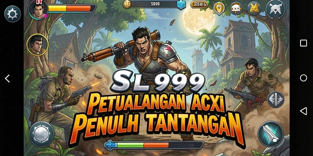 Screenshot gameplay SL999 menampilkan aksi menegangkan dan grafis menawan.