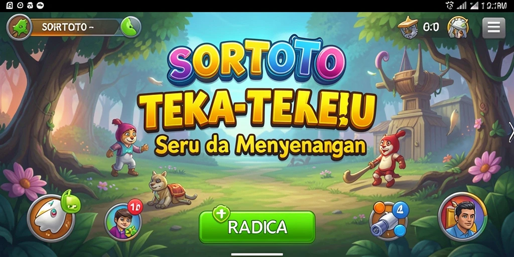 Tampilan gameplay SORTOTO yang menantang dan mengasyikkan.